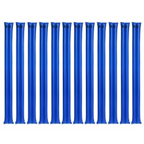 Pool Cover Water Bags, 12 Packs 10 Ft, Double Chamber Pool Cover Water Tubes, 0.4mm Thick PVC Bags Weights with Leakproof Screw Cap