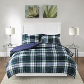 Scotchgard Down  All Season Comforter Set (Option: Navy-King)