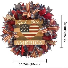 1 pc 250th anniversary of American independence, bald eagle commemorative wooden plaque, home porch decoration, wooden hanging board (Color: 38, size: 40*40*0.5cm)