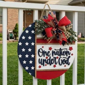 1 pc 250th anniversary of American independence, bald eagle commemorative wooden plaque, home porch decoration, wooden hanging board (Color: 40, size: 20*20*0.5cm)