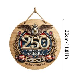 1PC Wooden tags for Independence Day, patriotic American homes, rural areas, wooden walls, door decorations, wooden crafts (Color: Z, size: 30*30*0.5cm)