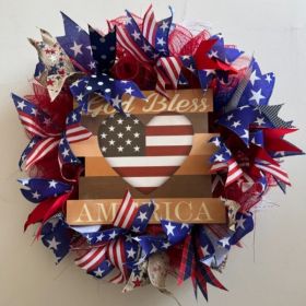 1PC Wooden tags for Independence Day, patriotic American homes, rural areas, wooden walls, door decorations, wooden crafts (Color: C, size: 30*30*0.5cm)