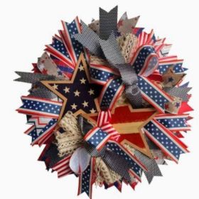 1PC Wooden tags for Independence Day, patriotic American homes, rural areas, wooden walls, door decorations, wooden crafts (Color: K, size: 40*40*0.5cm)
