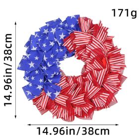 1PC Wooden tags for Independence Day, patriotic American homes, rural areas, wooden walls, door decorations, wooden crafts (Color: G, size: 40*40*0.5cm)