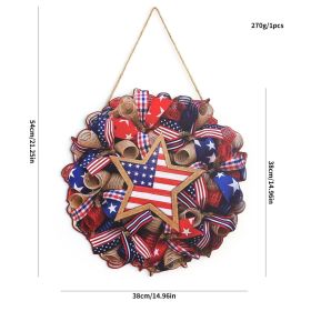 1PC Wooden tags for Independence Day, patriotic American homes, rural areas, wooden walls, door decorations, wooden crafts (Color: 63, size: 20*20*0.5cm)