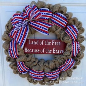 1PC Wooden tags for Independence Day, patriotic American homes, rural areas, wooden walls, door decorations, wooden crafts (Color: 60, size: 30*30*0.5cm)