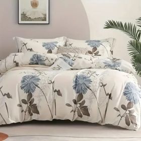 Haoyijia Big Flower Duvet Cover Queen (Option: QUEEN)